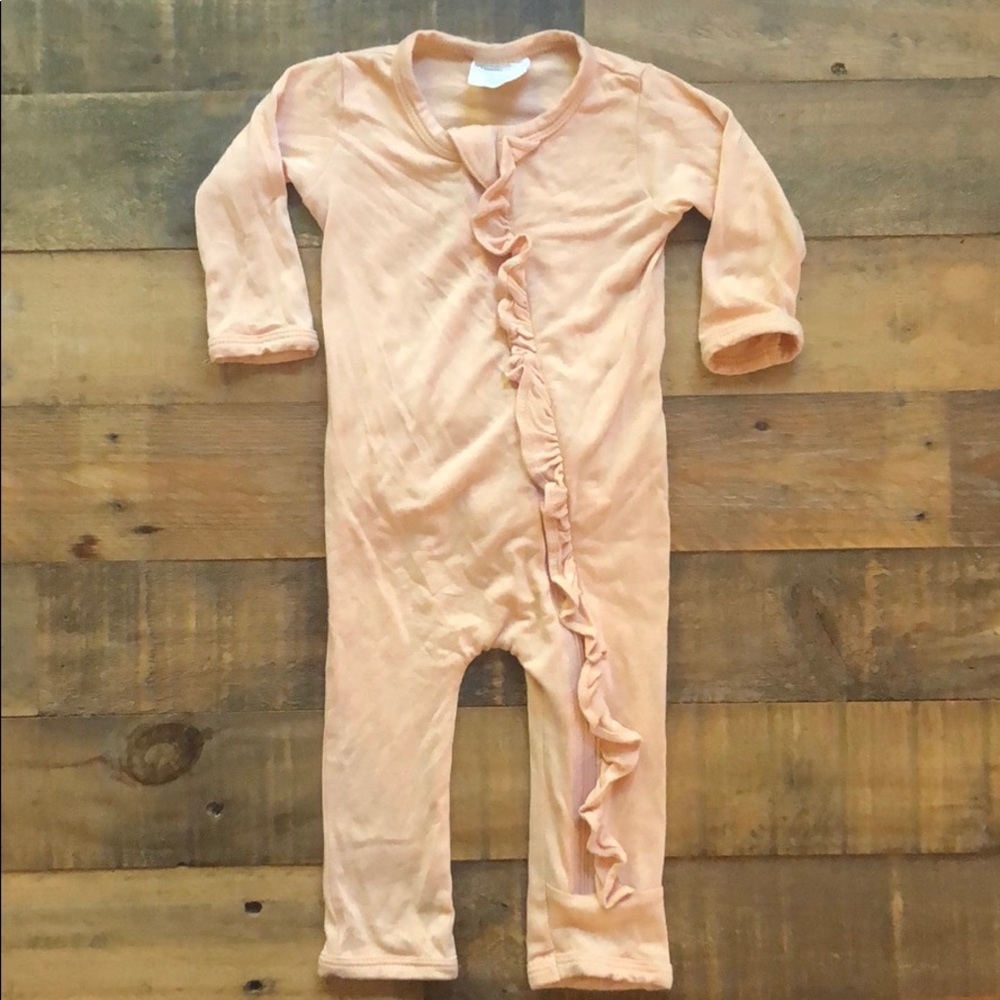 SpearmintLOVE nude/camel footless playsuit